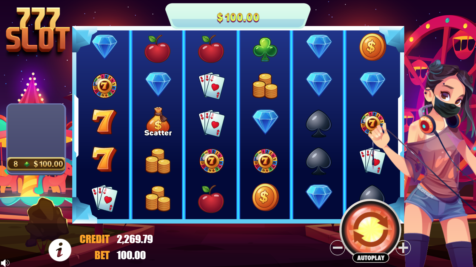 Lucky Sevens Gameplay